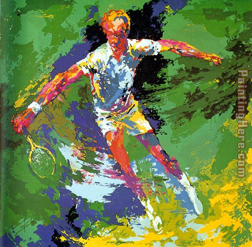 Stan Smith painting - Leroy Neiman Stan Smith art painting